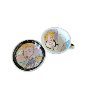 Bennett and Co Handcrafted Pottery Bowl and Soup Mug